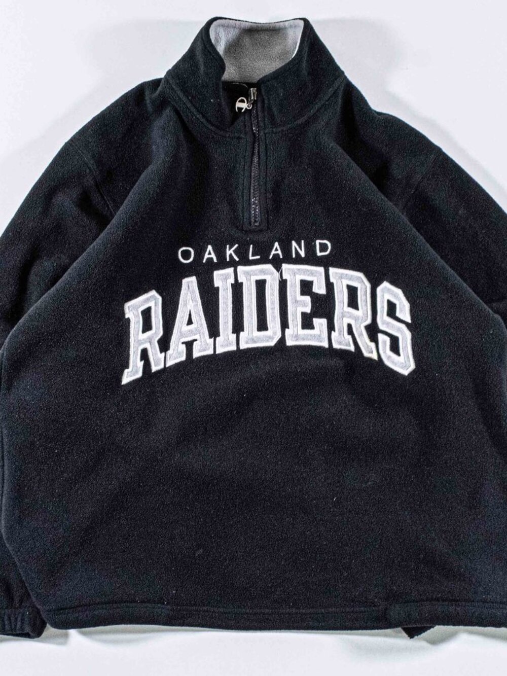 Vintage 90s Oakland Raiders Champion Pro Line Fleece Pullover Large NFL